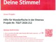Hilfe für Wanderfische in der Ilmenau Projekt Nr. TGUT 2026 212